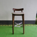 wooden bar stool