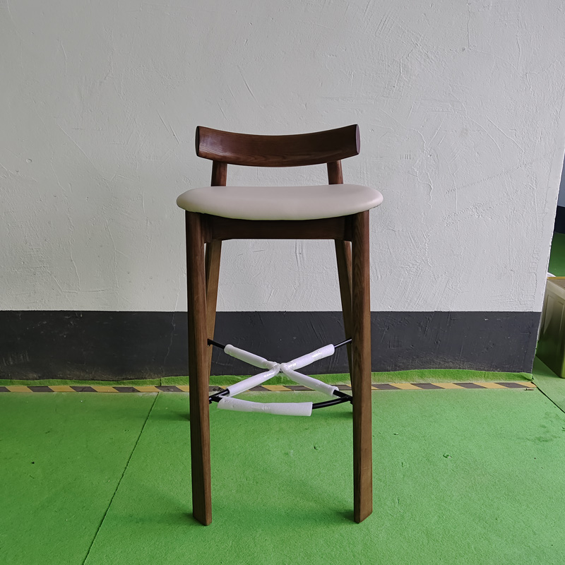 wooden bar stool