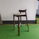 wooden bar stool
