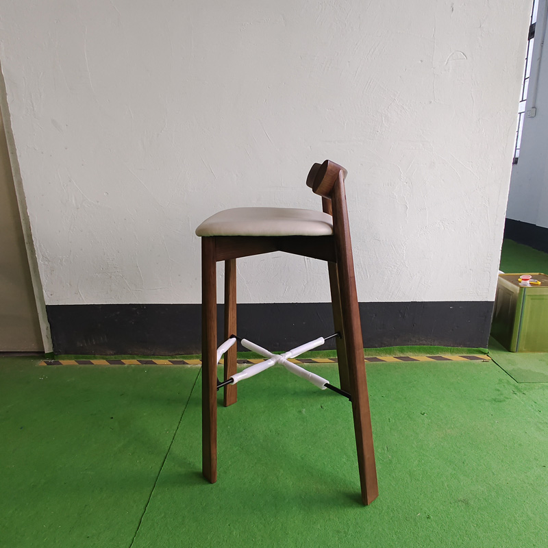 wooden bar stool