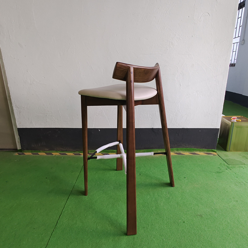 wooden bar stool