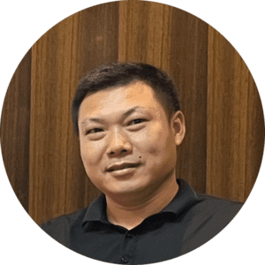 Factory director Mr. Liu at Dejell commercial furniture