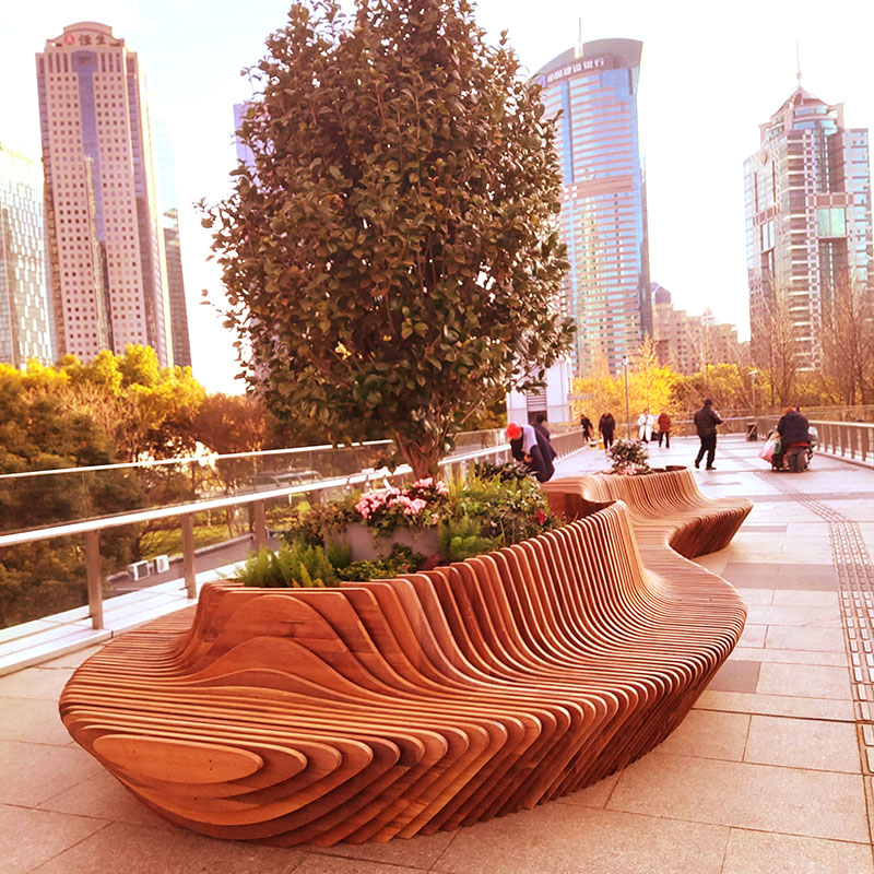 Public area furniture including lounge seating and coffee tables by Dejell