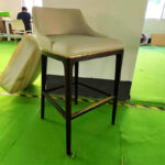 GD-B001 Bar Stool - Detail View, Wood Frame Structure