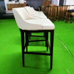 GD-B001 Upholstered Bar Stools - Front View, Multiple Chairs